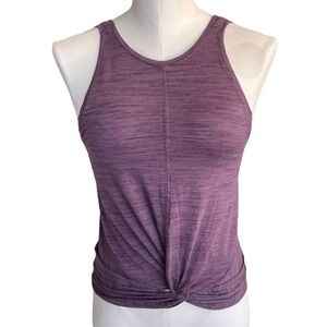 Athleta Essence twist knot tank top XS purple
